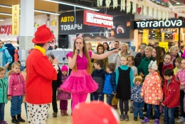 Большой детский праздник в торговом центре "Европа" город Орел